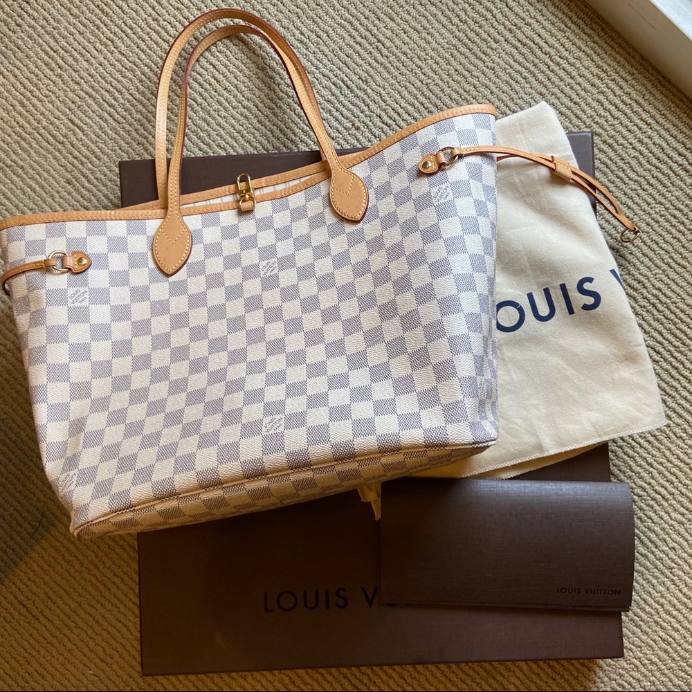 Louis Vuitton Neverfull MM Damier Azur